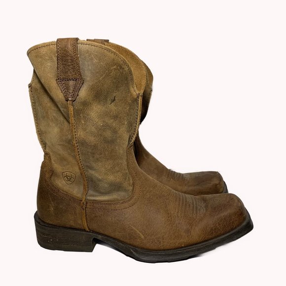 Ariat Men's Brown Work Boots Size 11D - Picture 3 of 12